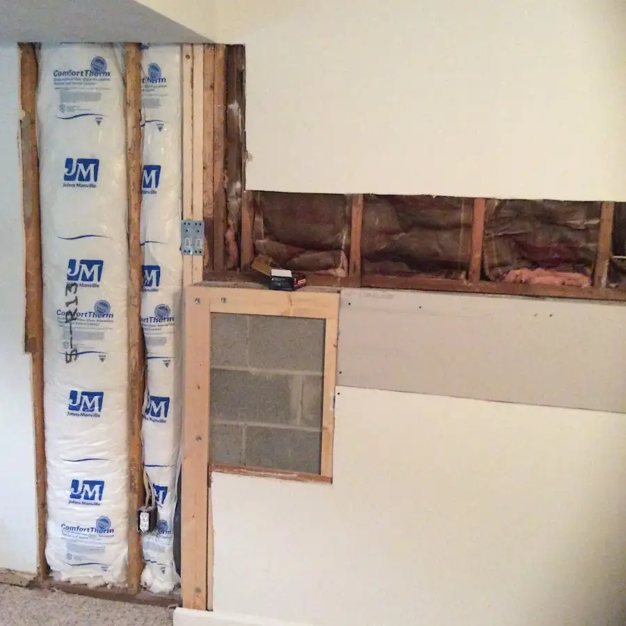 Wall insulation replacement during Odor Removal & Deodorization in White Hall